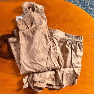 Lunya Silk Sand Sleeveless Lounge Set